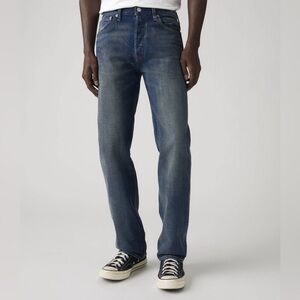 Levi's Men's Dark Blue Straight-Leg Jeans